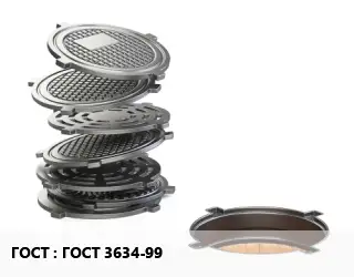 Люк чугунный ГОСТ 3634-99